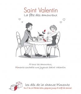 Pimento fête les amoureux pour la St Valentin
