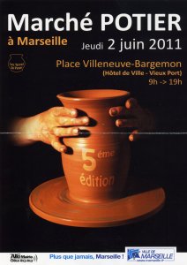 Marché potier à Marseille, la 5eme édition est lancée !